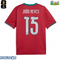 Portugal Joao Neves #15 Hjemmedrakt VM 2026 Kortermet